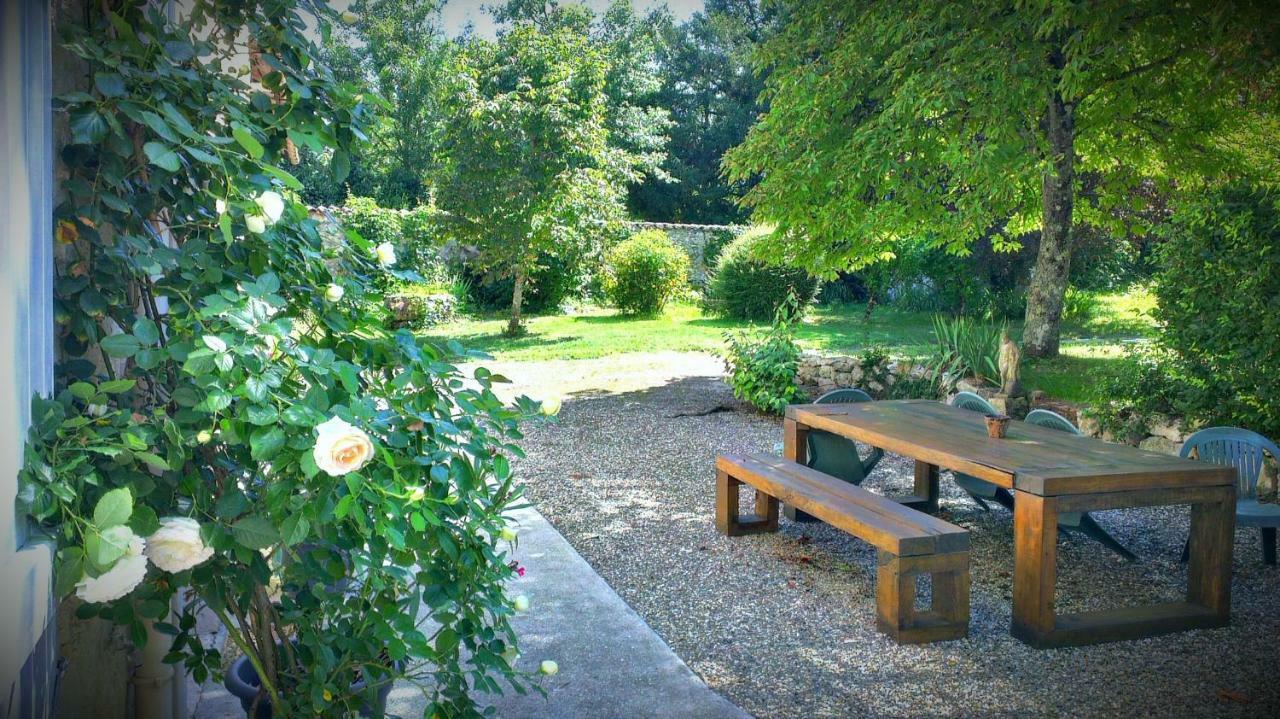 Au Garcin La Romieu Exterior foto