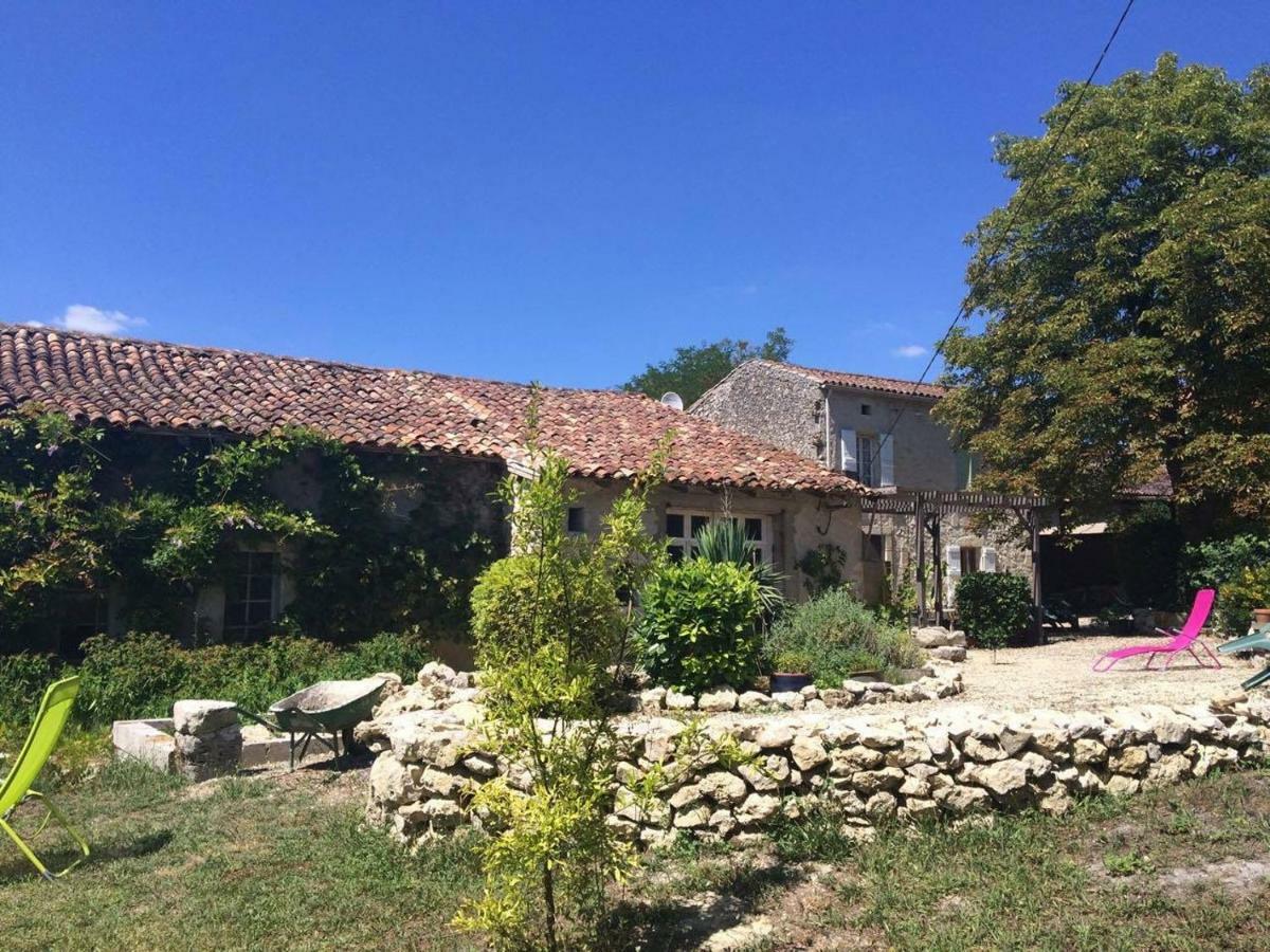 Au Garcin La Romieu Exterior foto